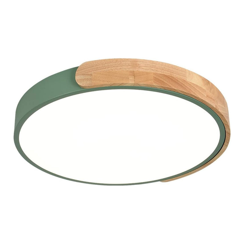 Plafonnier rond moderne vert Image