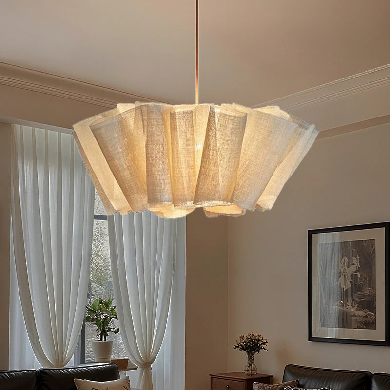 Lustre Wabi Sabi Tissu – Ø40 à Ø100cm
