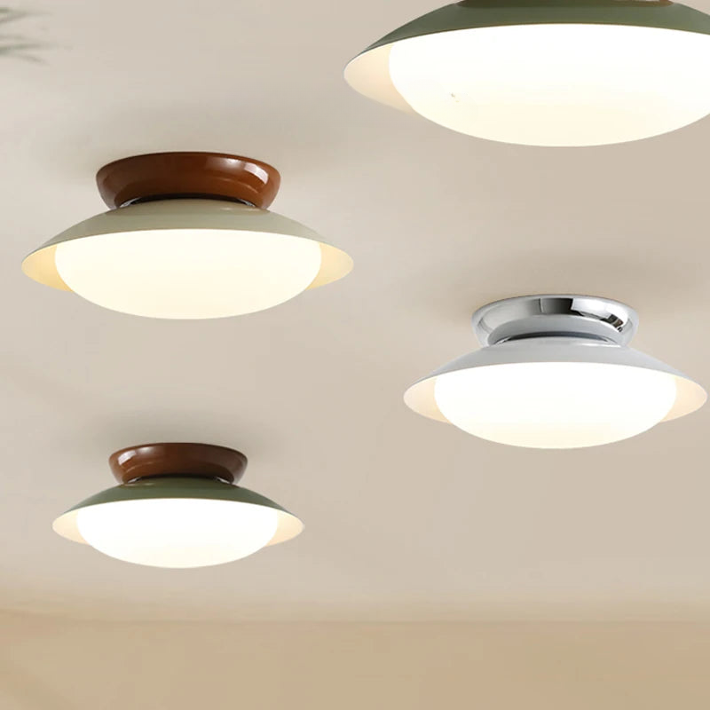 Plafonnier Vintage LED Coloré – Ø25 ou Ø45cm