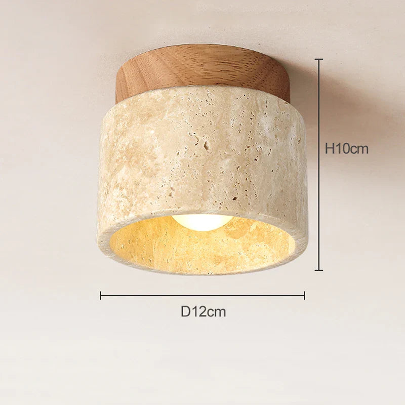 Plafonnier design en marbre
