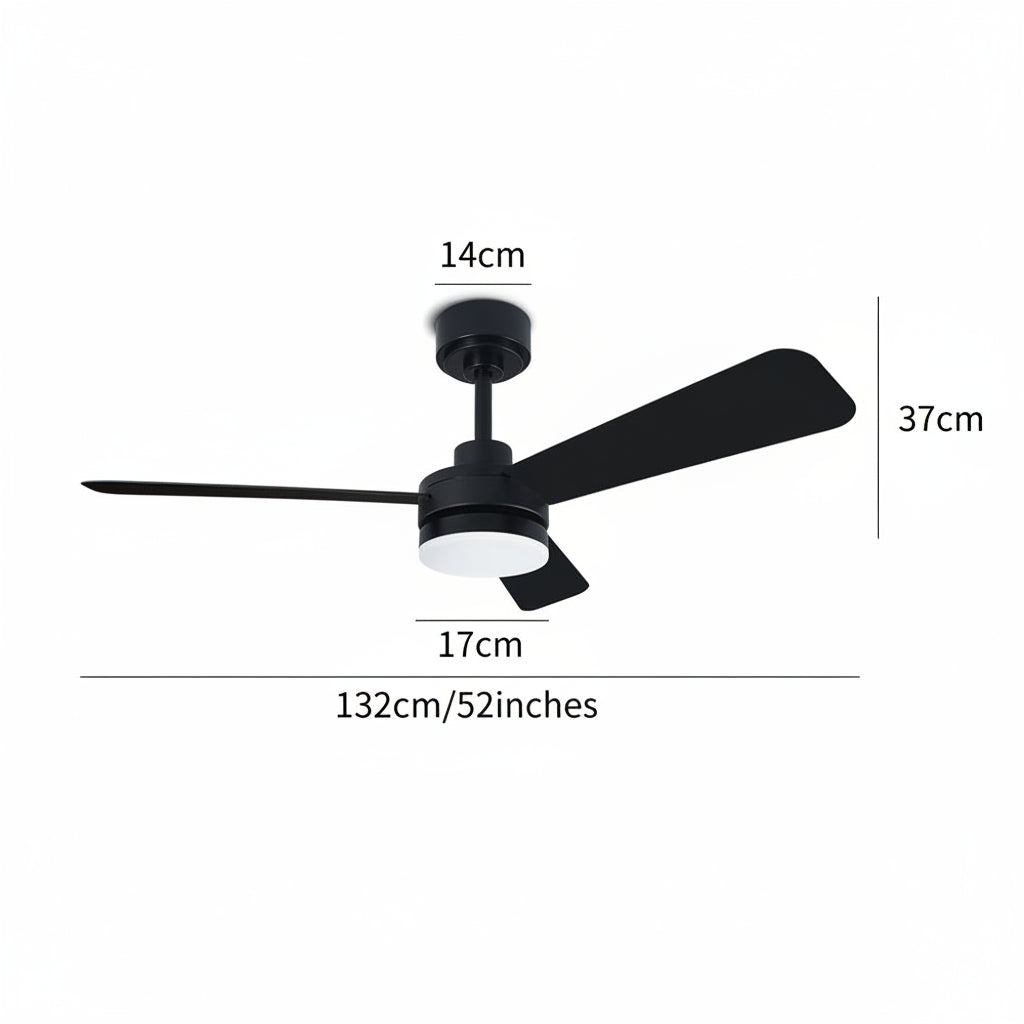 Plafonnier ventilateur LED moderne