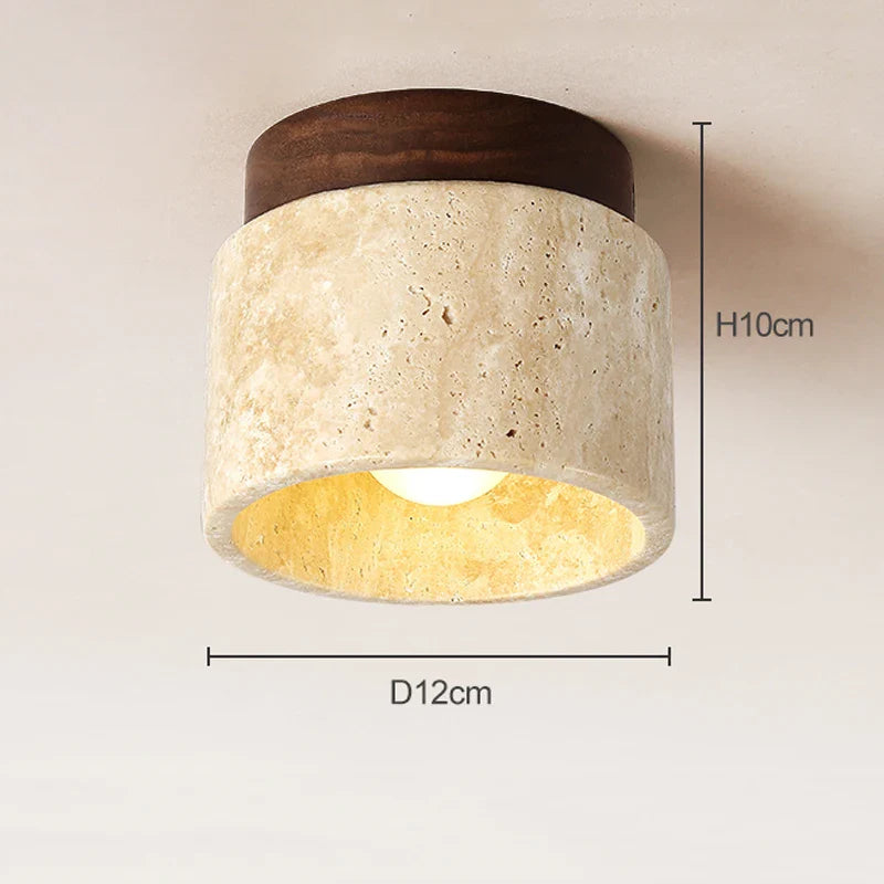 Plafonnier design en marbre