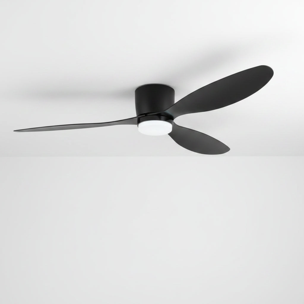 Plafonnier ventilateur LED moderne silencieux avec télécommande