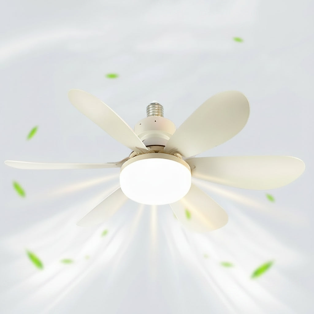 Plafonnier ventilateur LED moderne & minimaliste avec télécommande