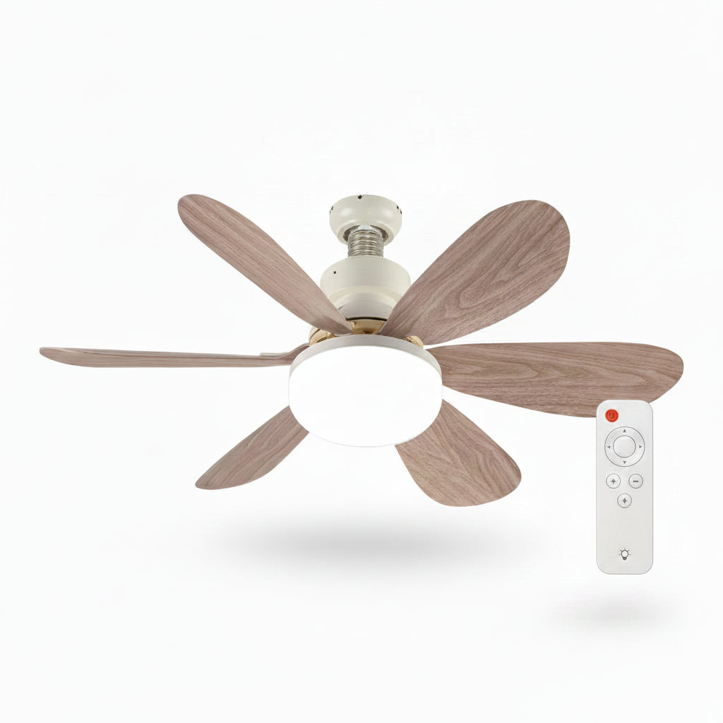 Plafonnier ventilateur LED moderne & minimaliste avec télécommande