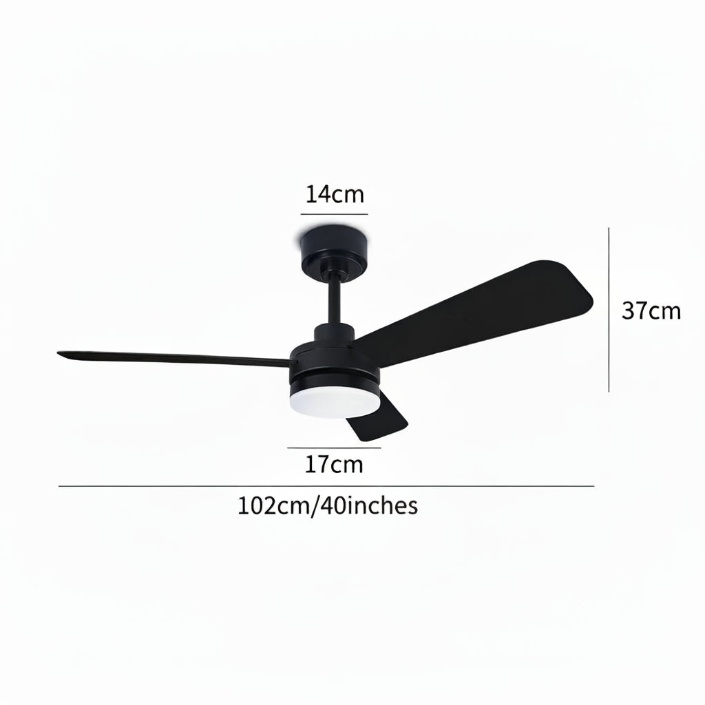 Plafonnier ventilateur LED moderne