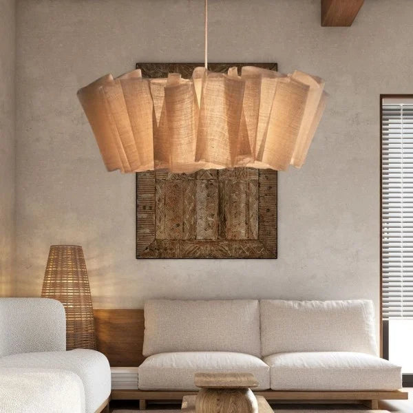 Lustre Wabi Sabi Tissu – Ø40 à Ø100cm