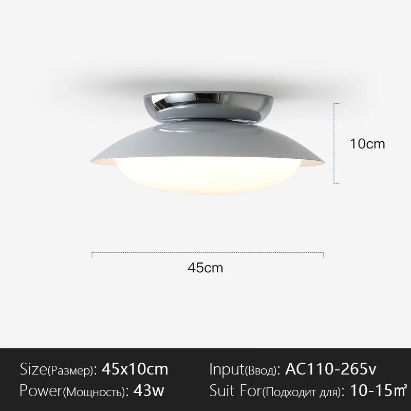 Plafonnier LED coloré – comparaison Ø25 et Ø45cm