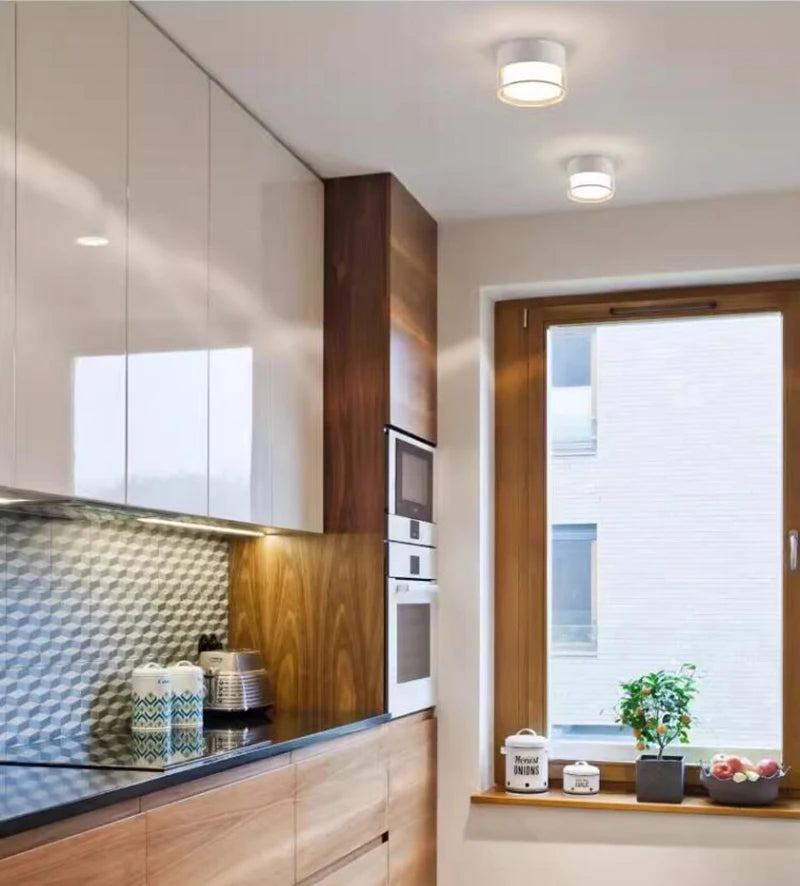Spot LED Saillie Blanc – cuisine style nordique