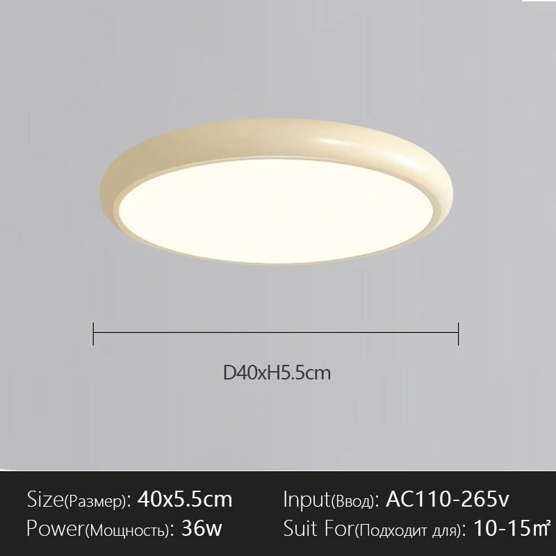 Plafonnier Nordique Coloré – dimensions schéma 6