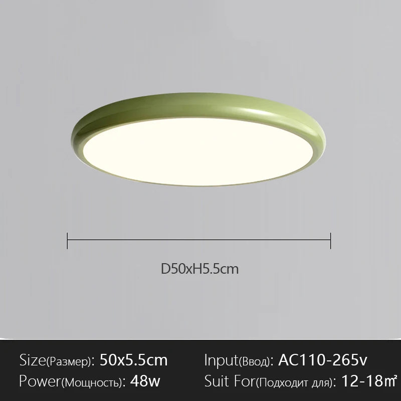 Plafonnier Nordique Coloré – dimensions schéma 8
