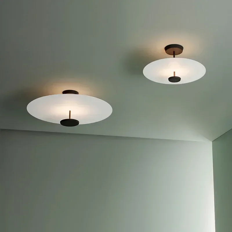 Plafonnier LED nordique luxe acrylique – deux modèles Ø45 et Ø55cm Image