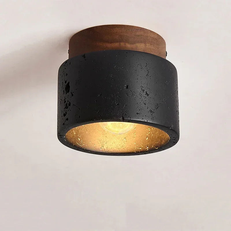 Plafonnier Wabi-Sabi Pierre – studio fond gris