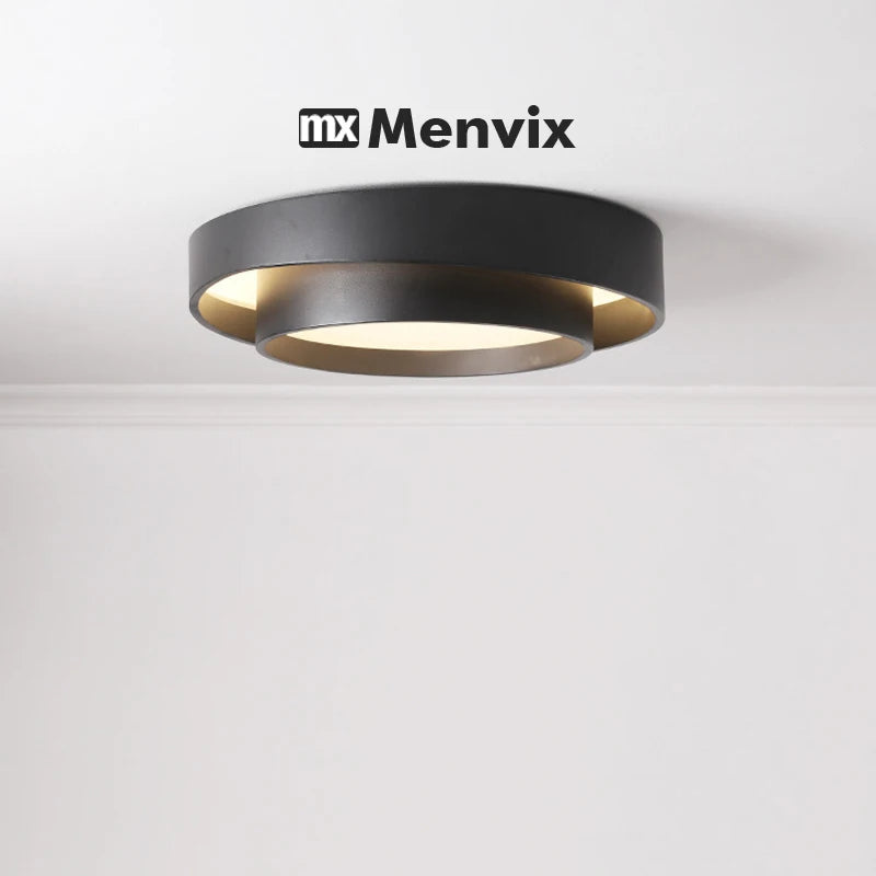 Plafonnier LED rond – ambiance plafond installé Image
