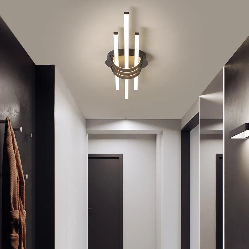 Plafonnier linéaire – ambiance lumineuse intérieure Image