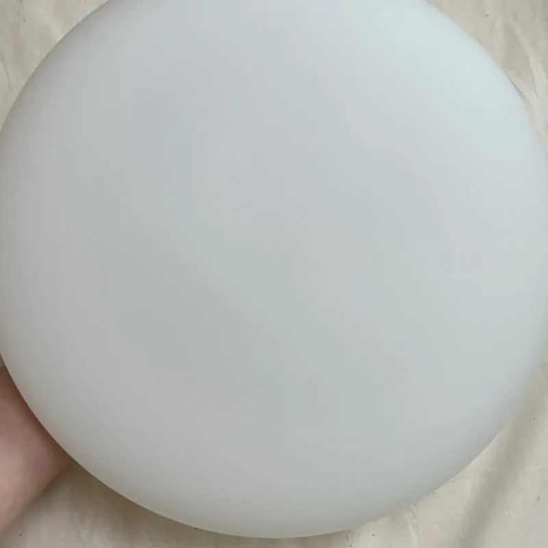 Plafonnier verre argent – salle de bain moderne Image