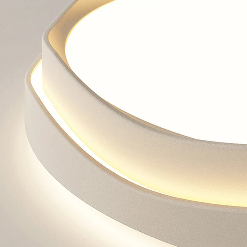 Plafonnier LED rond – installation plafond