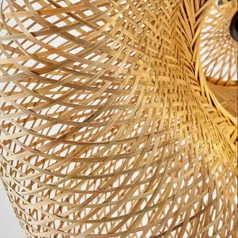 Suspension Bambou Tressé – caractéristiques bambou naturel tressé