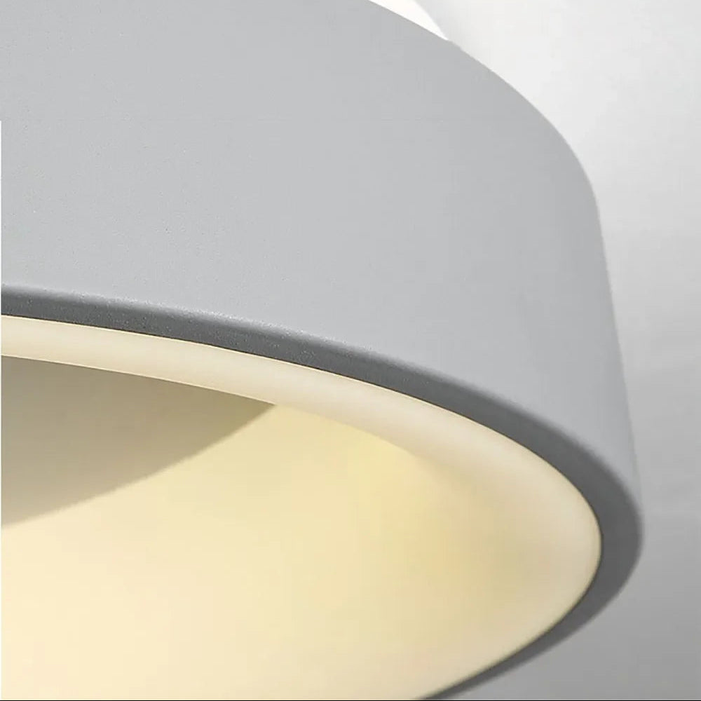 Plafonnier LED Rond CL077 – close-up détail bord allumé Image