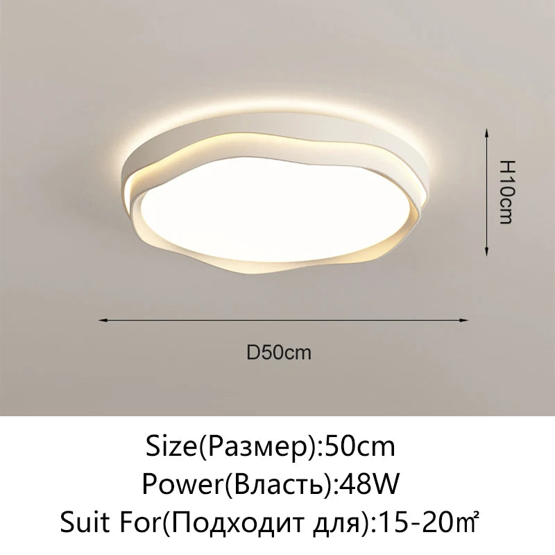 Plafonnier LED design – dimensions schéma 2