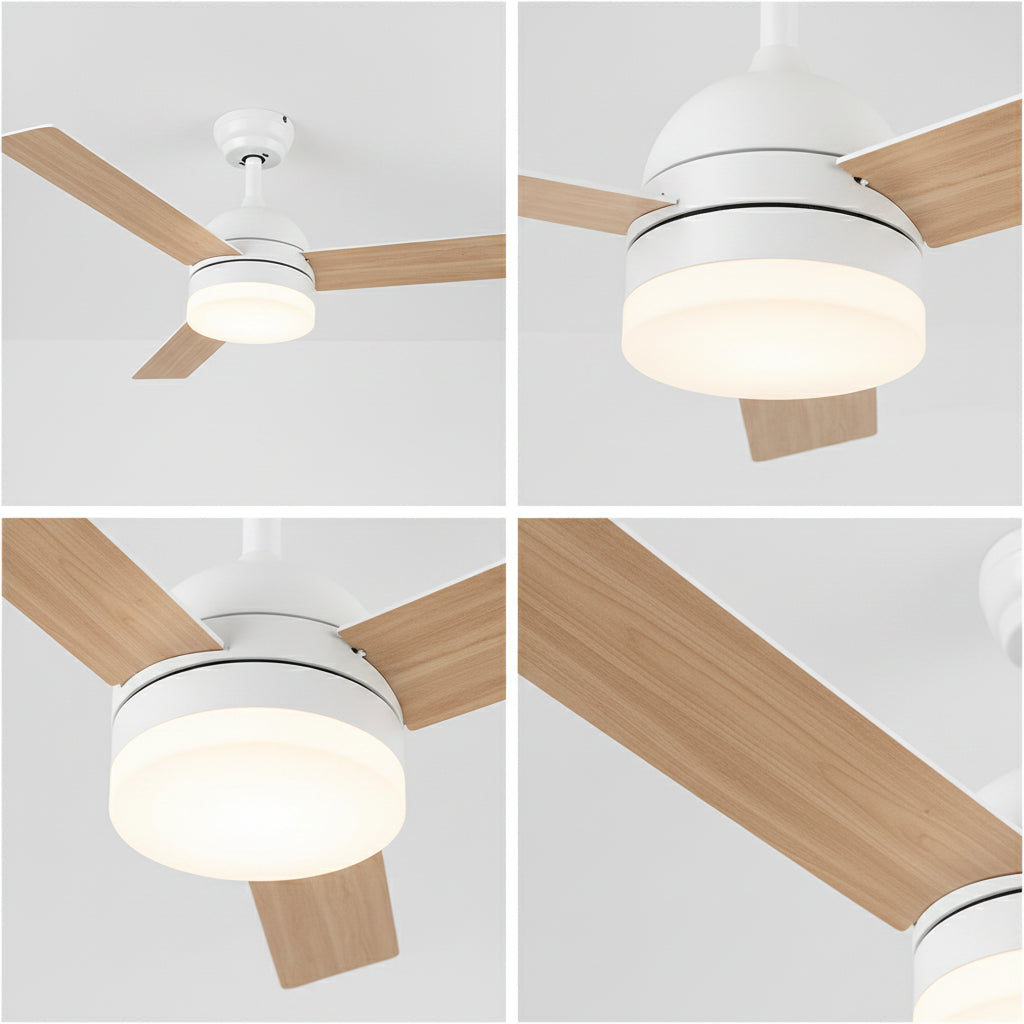 Plafonnier ventilateur LED moderne